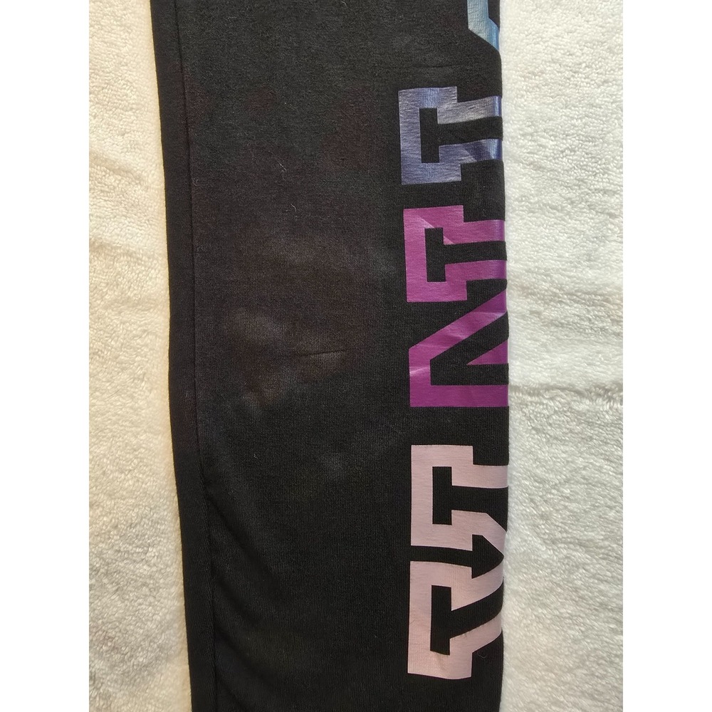 Victorias Secret LOVE PINK Leggings Pants Sz M Athletic Rainbow Logo Lot 2 Yoga - Picture 2 of 8